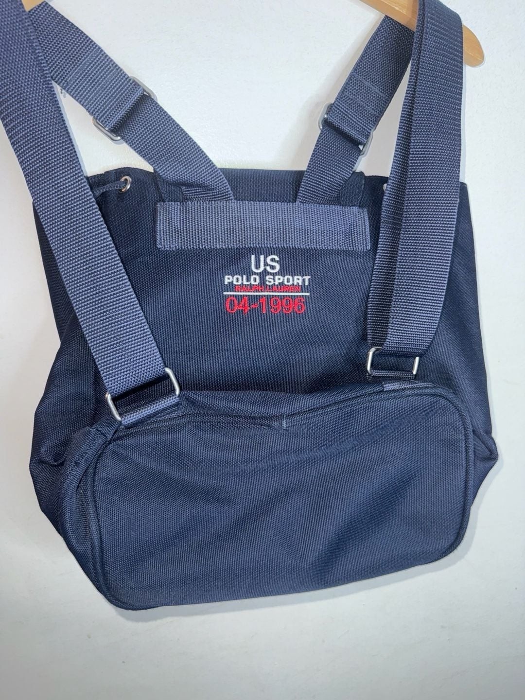 Vintage Polo Sport Ralph Lauren Yacht Challenge Backpack 1996 Navy