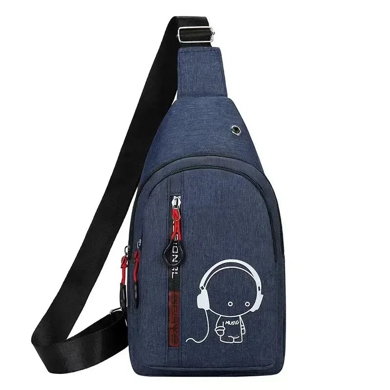 Men’s Casual Crossbody Chest Sling Bag Travel Cycling Shoulder Pack