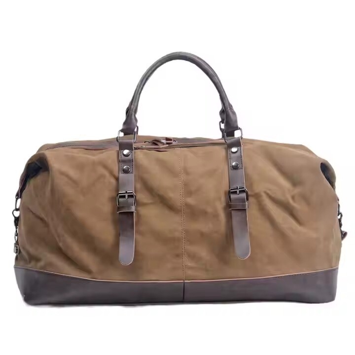 New Large Canvas Duffle Bag – Durable Travel / Weekender – Gift