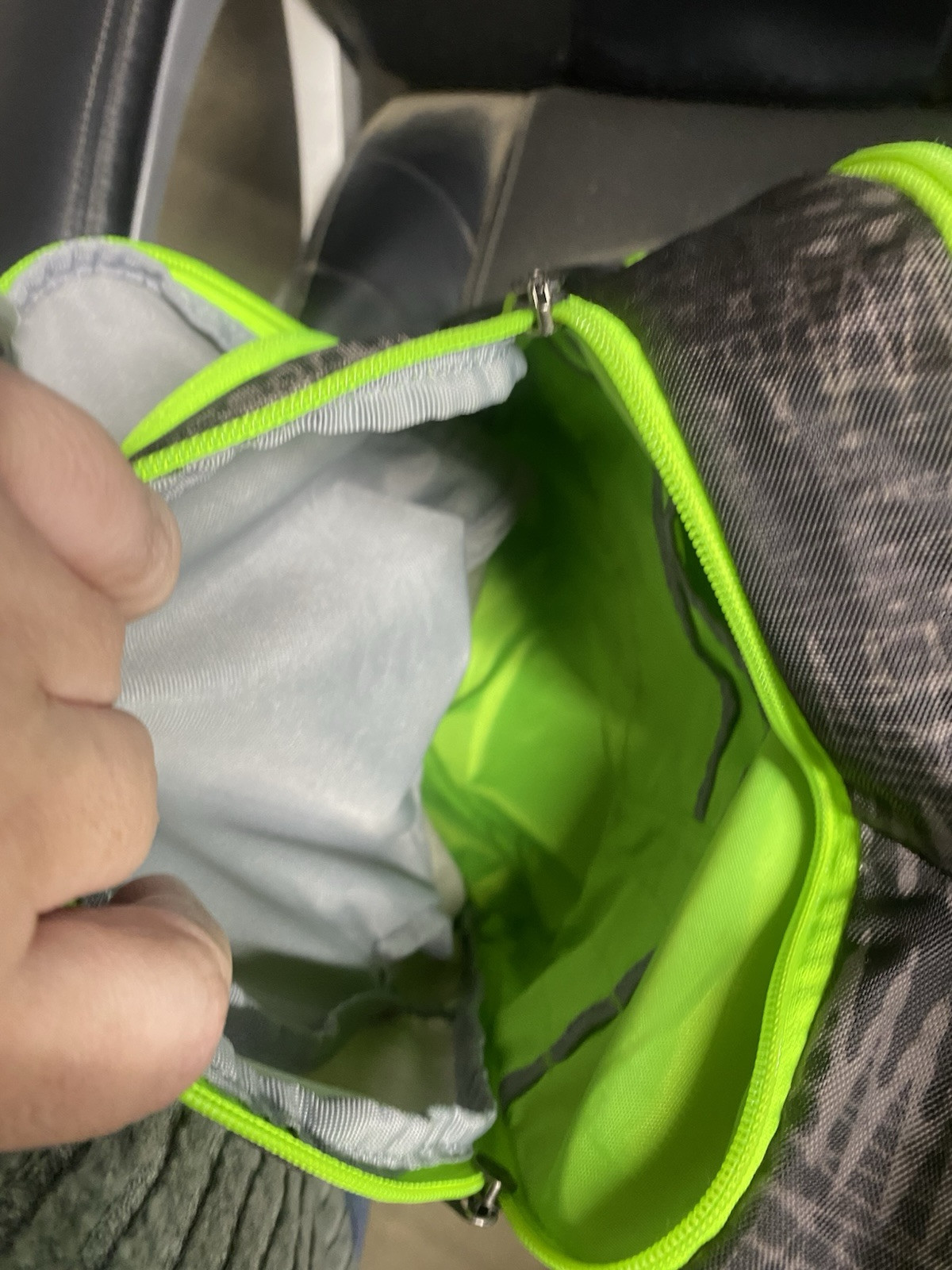 Under Armour Storm Backpack Black With Green Designs 2015 Super Cute
