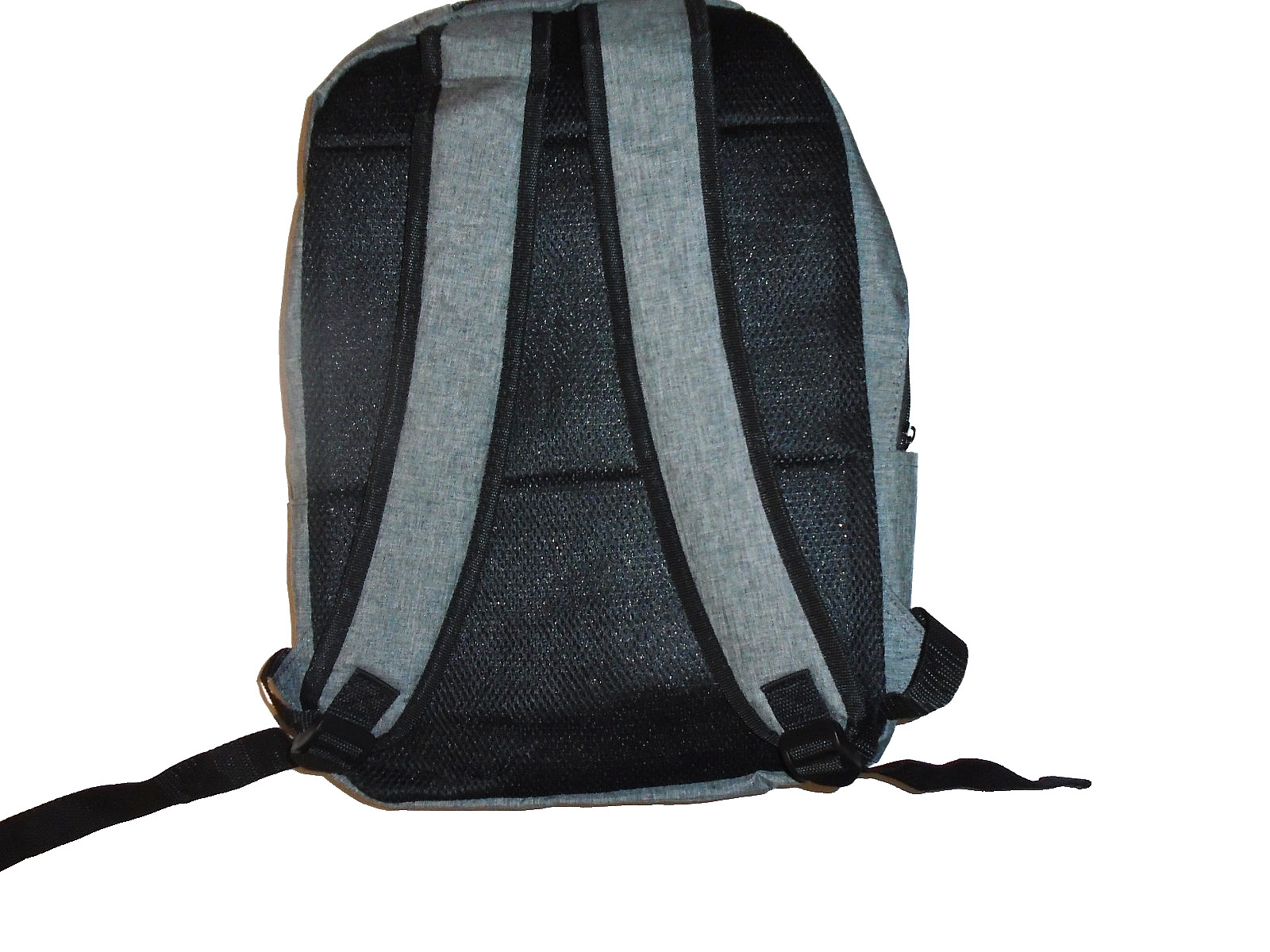 Merchant & Craft GREY CANVAS BACK PACK I8 INCH COMPUTER FRONT ZIPPER PADDED BACK