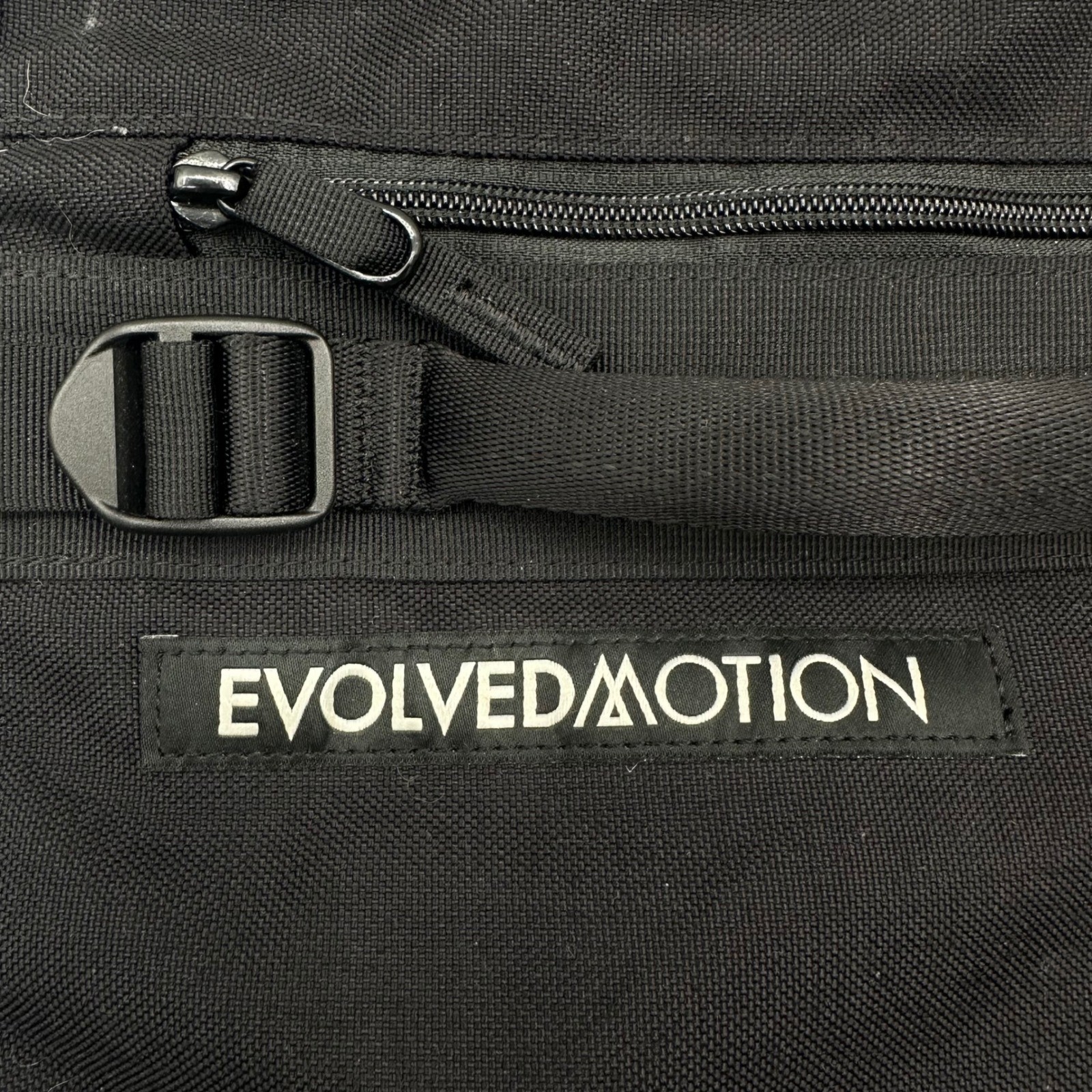 Evolved Motion Black Roll Top Rucking Backpack w/ 2 Water Bladders 30L Bag READ
