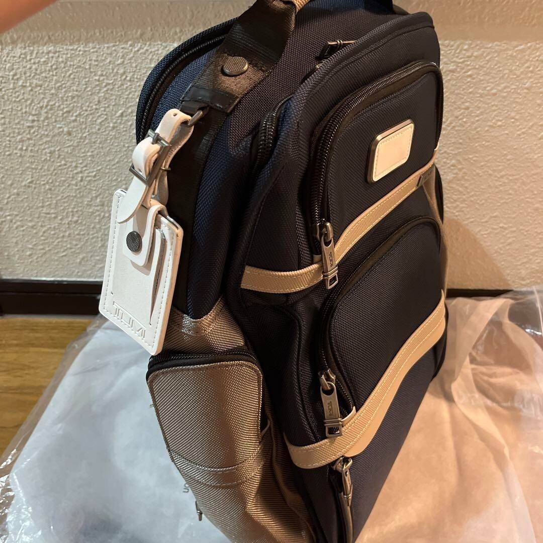 Tumi Alpha 3 Backpack Shoulder Bag Business Sports Nylon Navy NEW