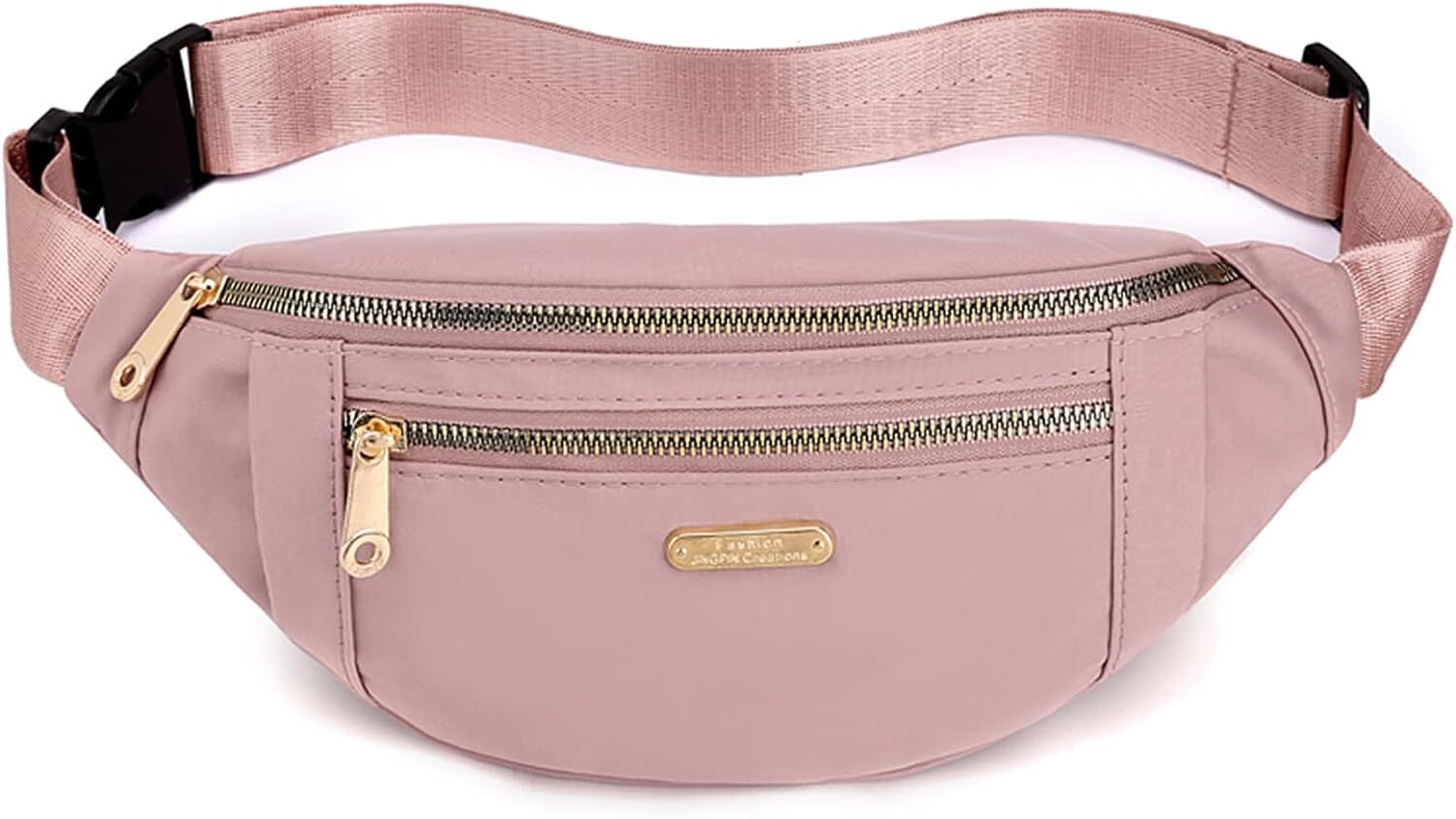 1/2 Pcs Women Fanny Pack Waist Pack,Fashion Waist Bag for Travel Sports Running
