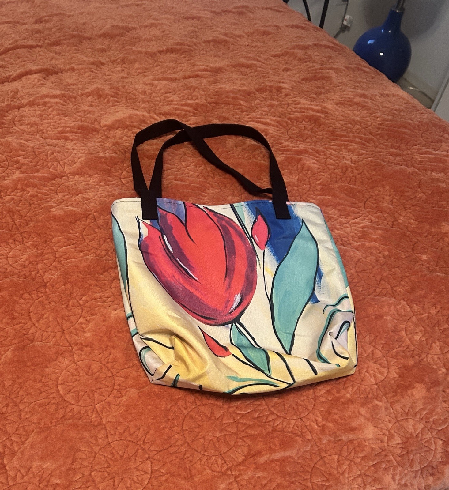 Vibrant Tulip Artistic Tote bag