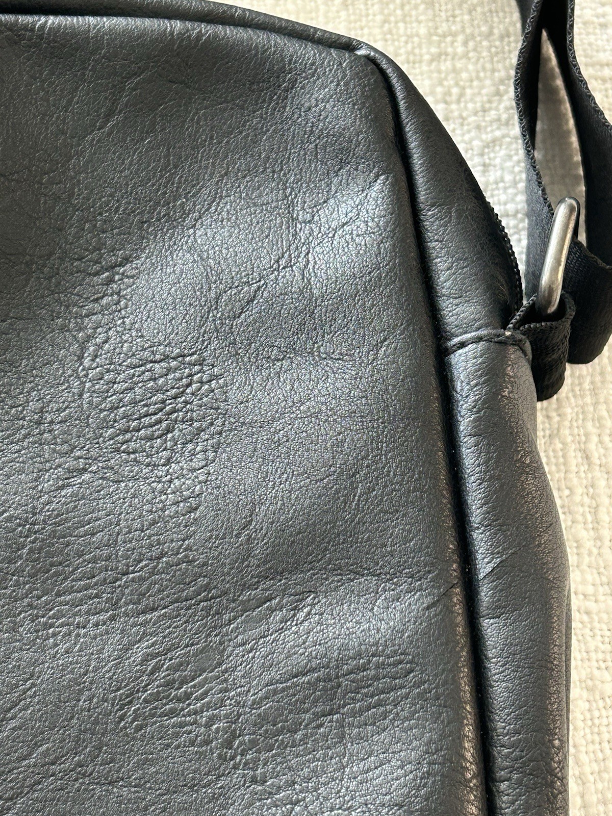 Buffalo David Bitton tablet crossbody side bag Gray black Brown satchel 10”x 12”