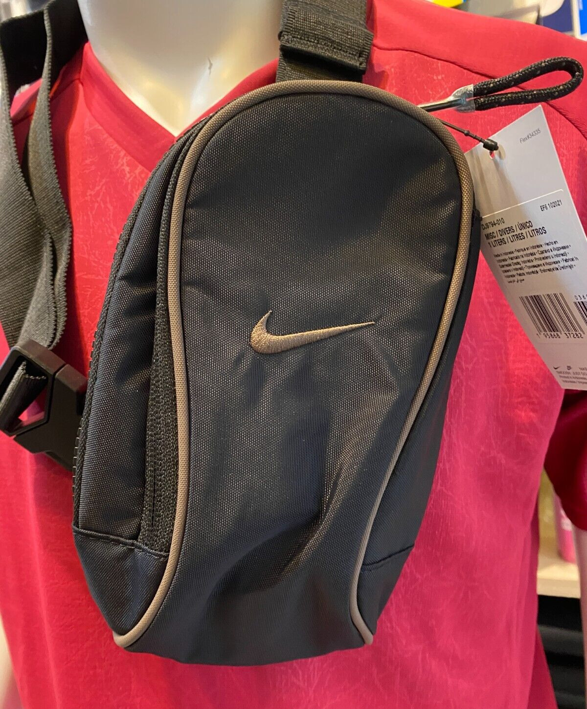 Nike 22SS Sportswear Essentials Sling Bag Unisex Crossbody Black NWT DJ9794-010