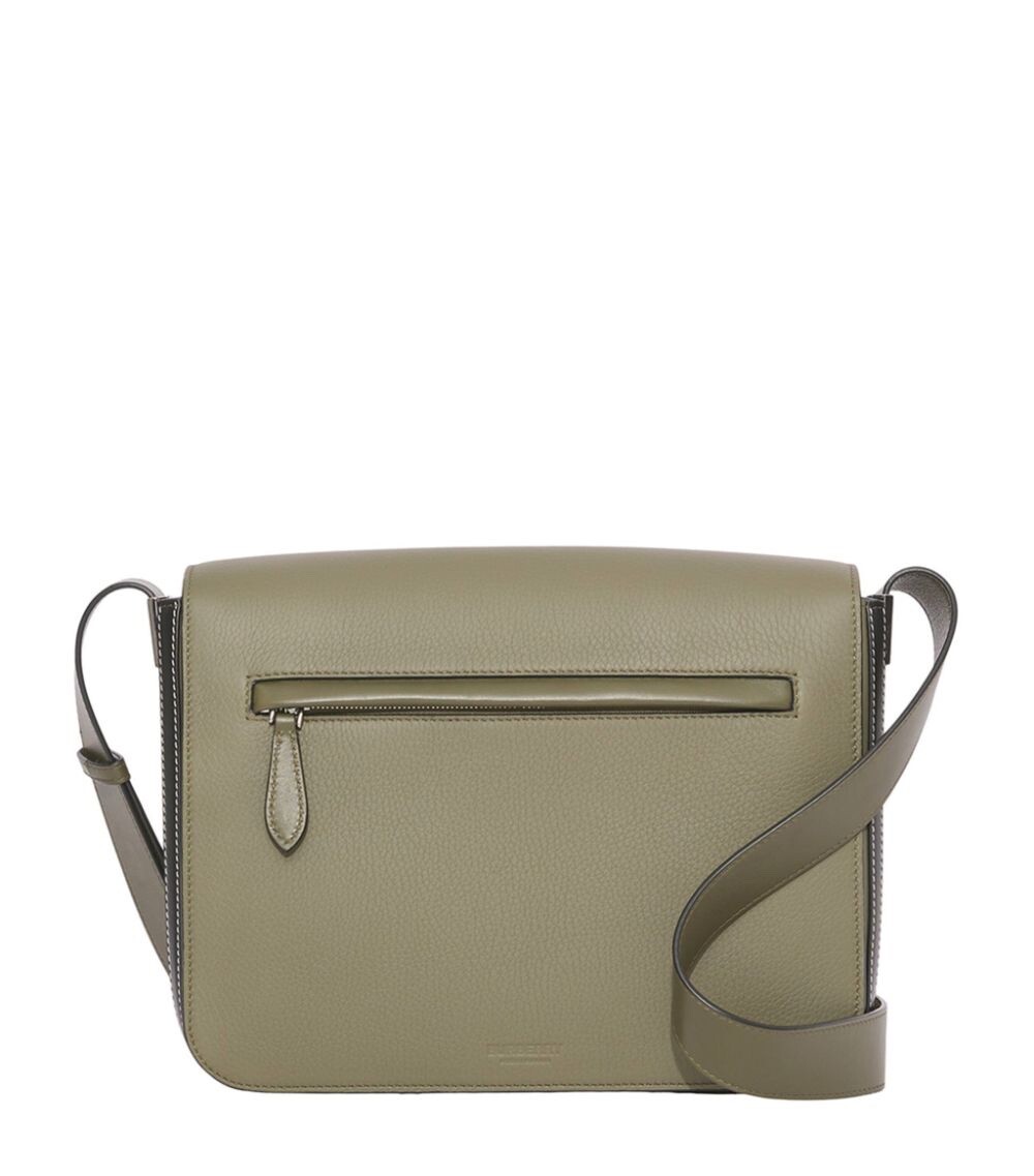 NEW IN BOX – Burberry Leather Messenger Bag – 100% Authentic!! A++ Seller!!