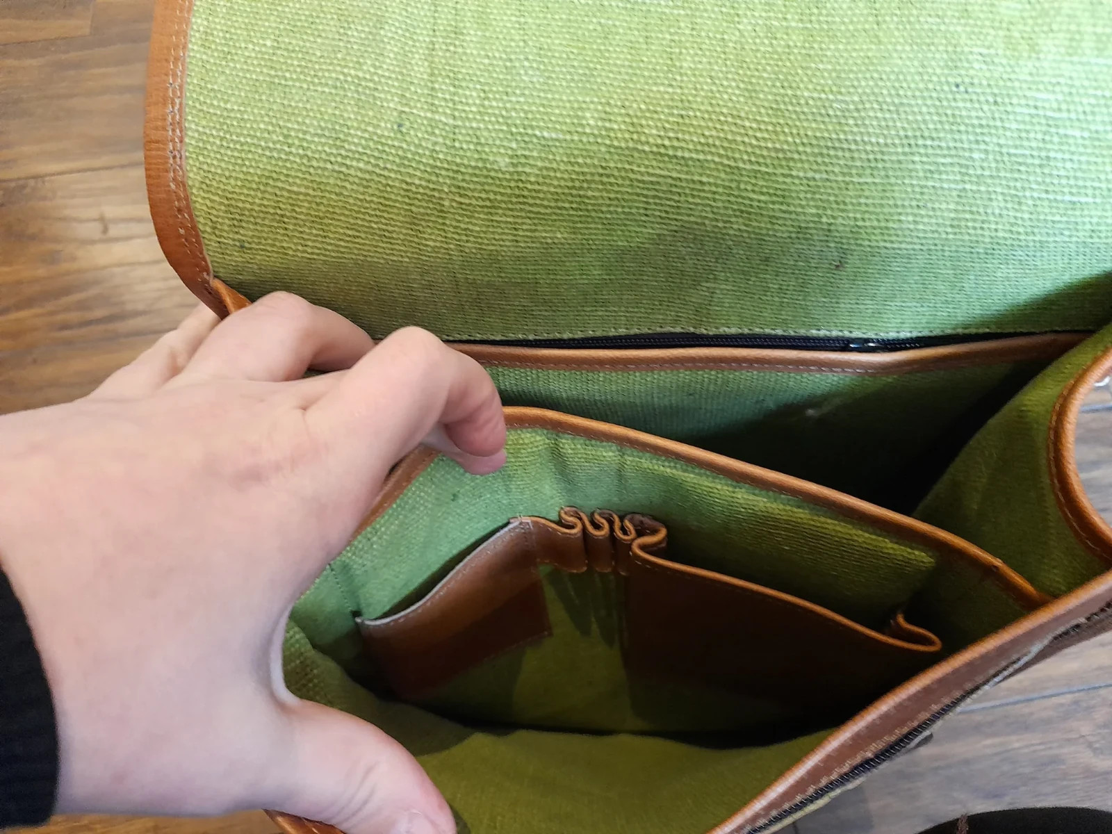 Genuine Leather Backpack for Men – Vintage Laptop Rucksack Messenger Travel Bag