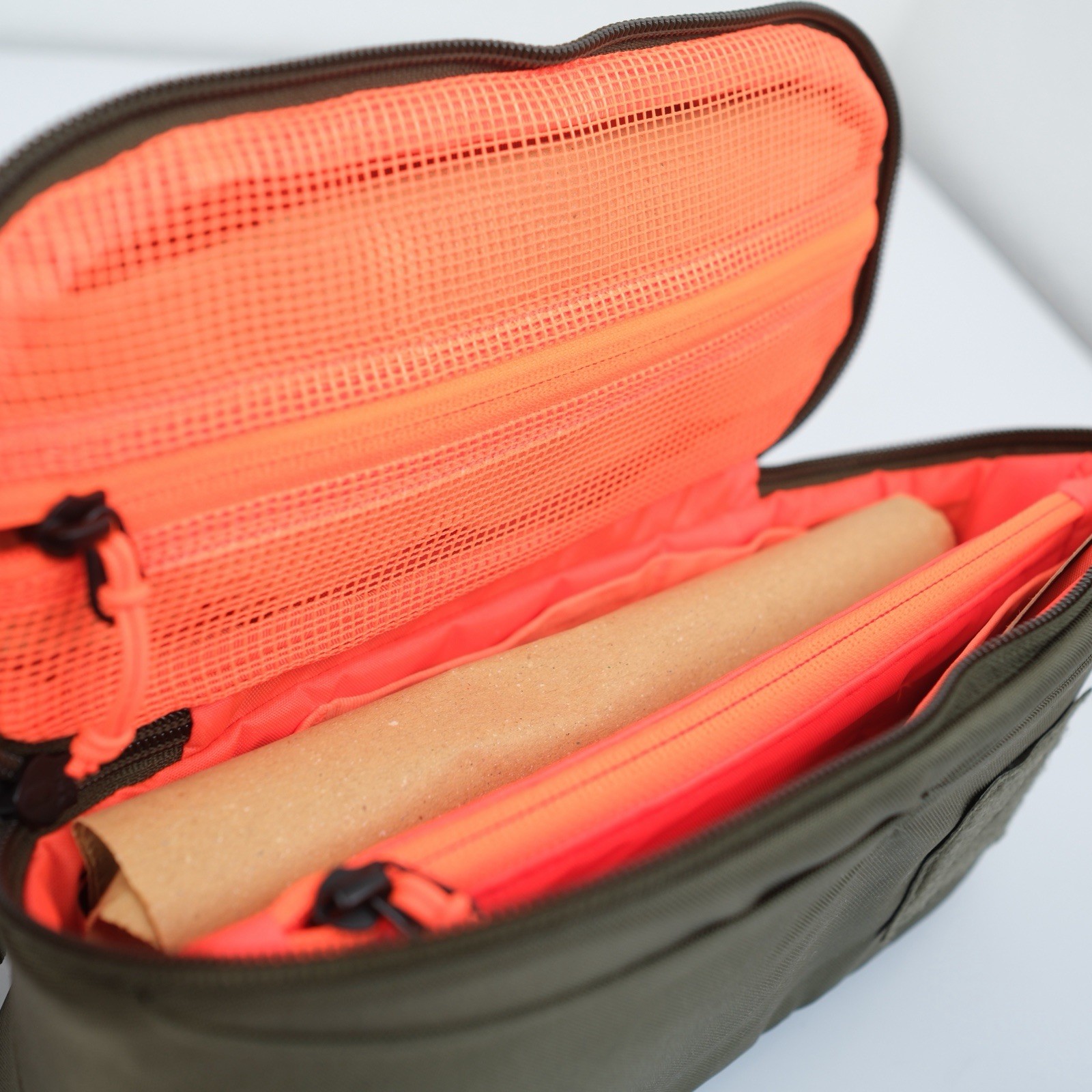 EVERGOODS CAP2 Civic Access Pouch 2L OD Green Orange EDC Organizer Bag EG