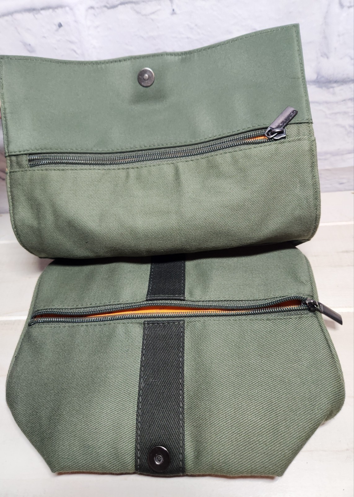 Hermes Eau De Orange Verte Mens Toiletry Travel Bag VTG? Luxury Brand EUC Green