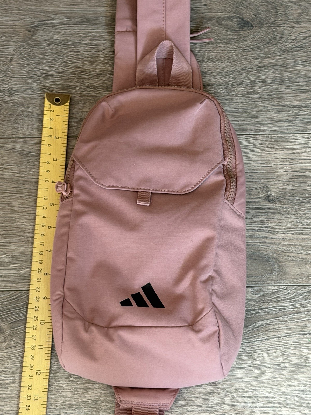 Adidas Essentials Sling Crossbody Bag Pink Adjustable Strap Compact Travel