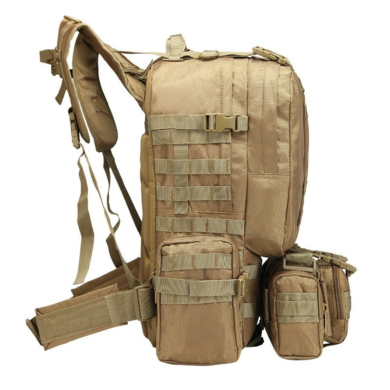 Outdoor Tactical Backpack Mountaineering Multi Functional Combination Backpack