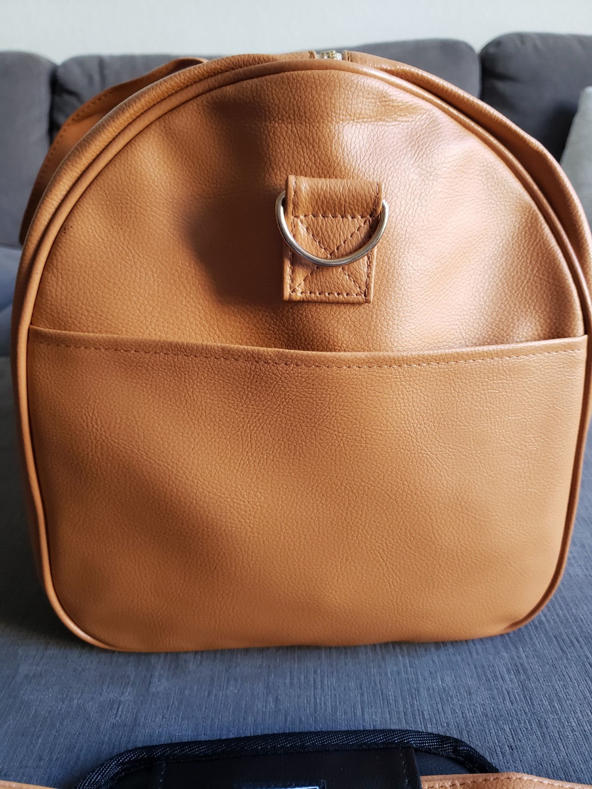 ASSHOLES*S LIVE FOREVER – Emotional Baggage Camel Tan Faux Leather BRAND NEW!