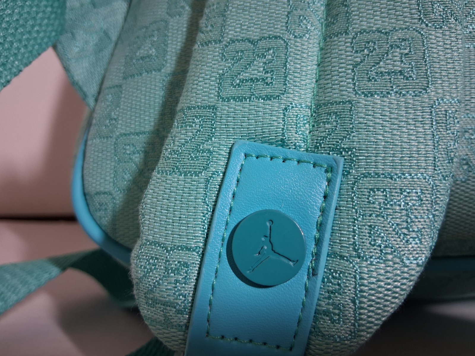 New Authentic Jordan Monogram Jumpman Backpack Emerald Rise