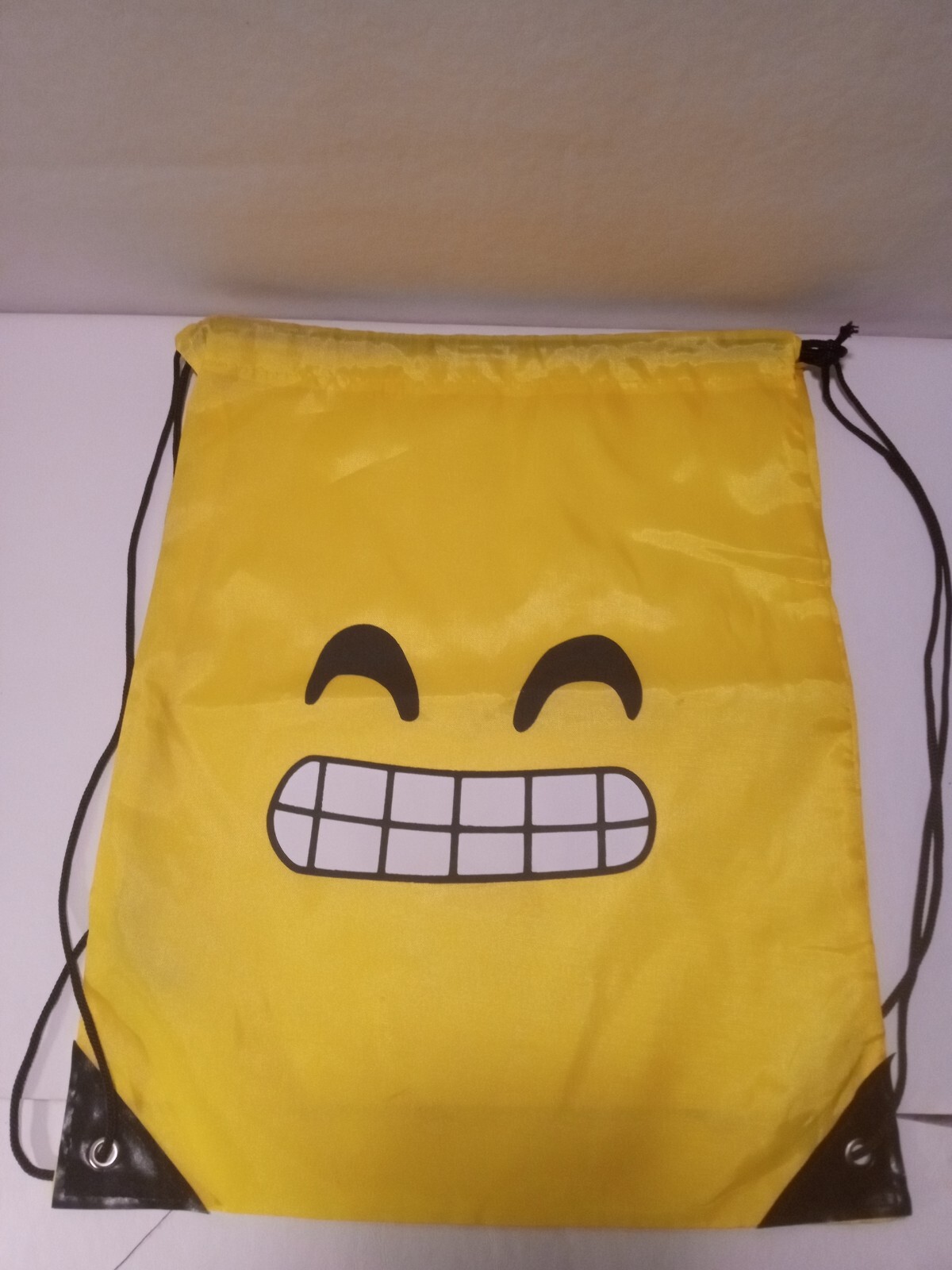 Emoji Bag for Kids Boys and Girls Halloween Drawstring Backpack for School