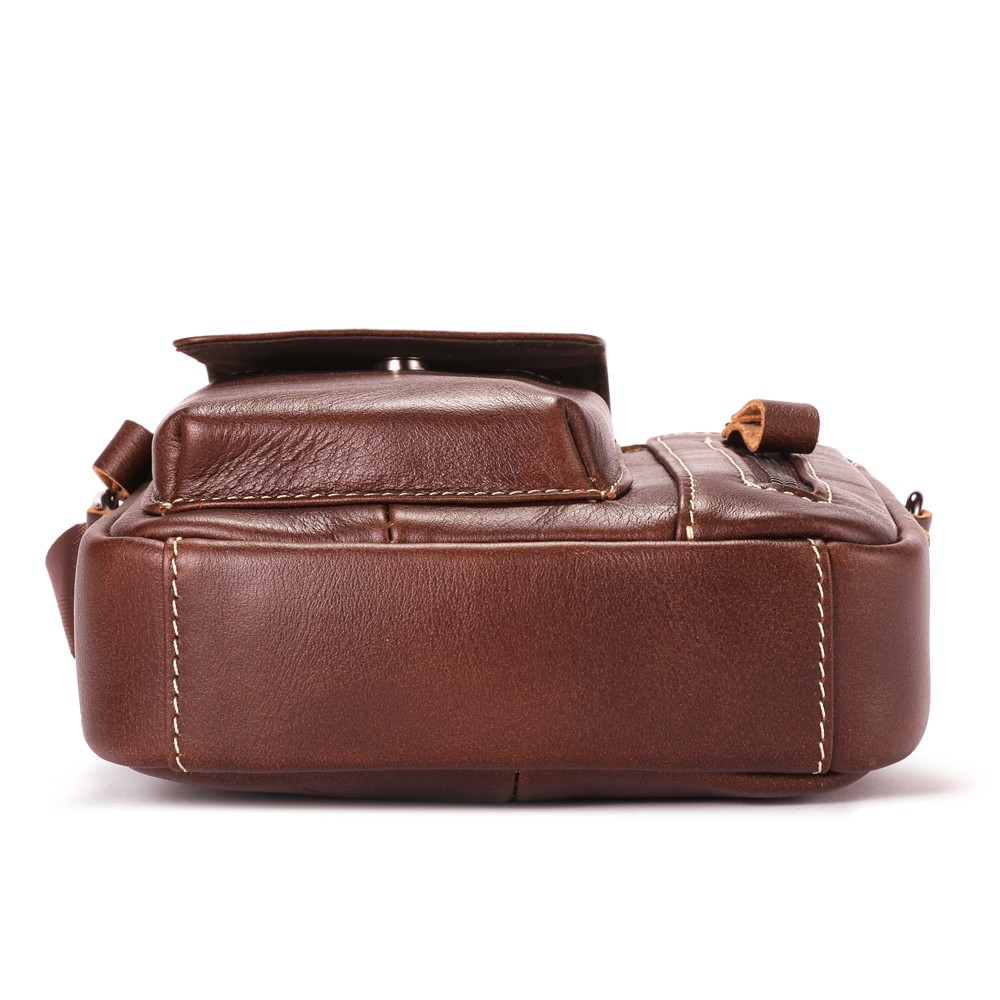 Genuine Leather Handbag for Men Sling Bags Small Shoulder Bag Crossbody Travel G