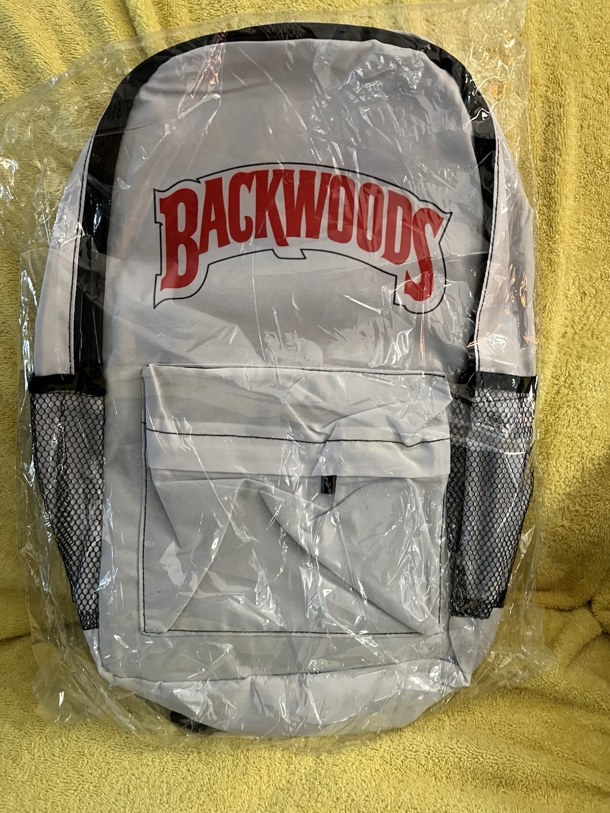 Backwoods White Backpack Collectible Backpack / Book Bag