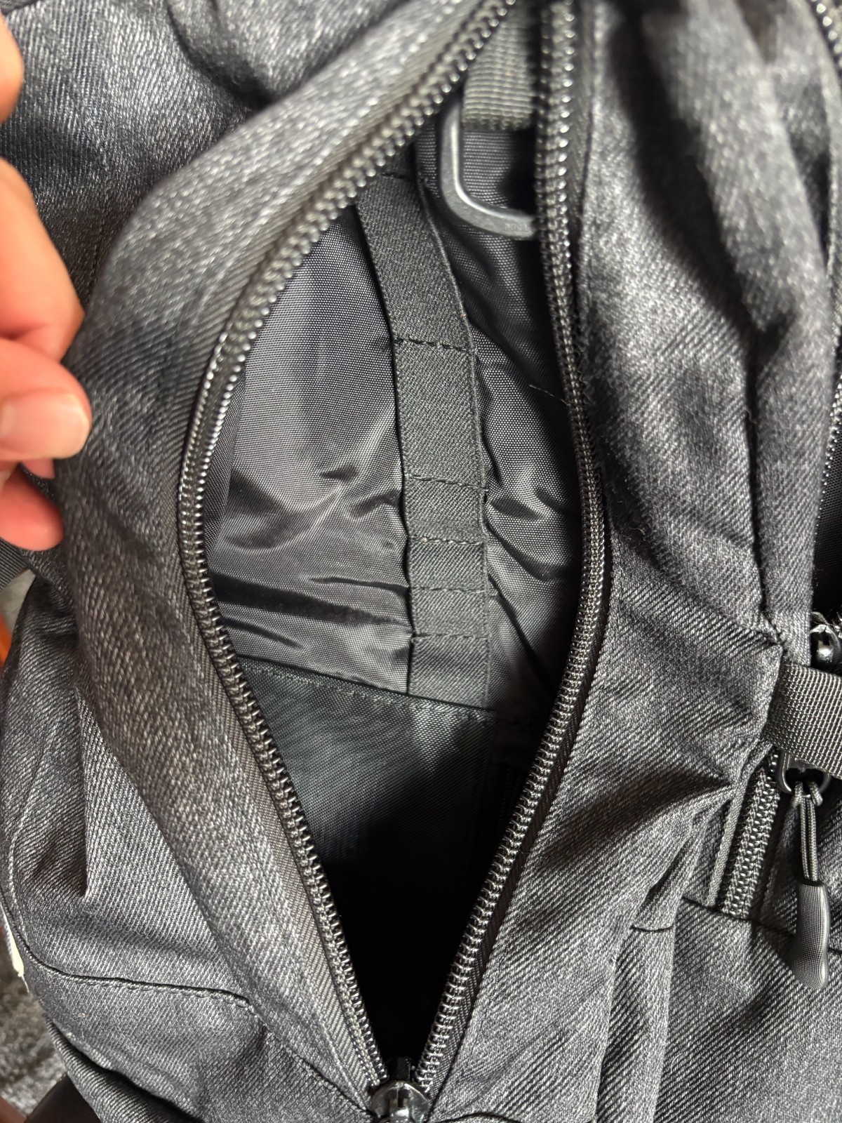 DSPTCH Black/Grey Heather Daypack Backpack Laptop Gym