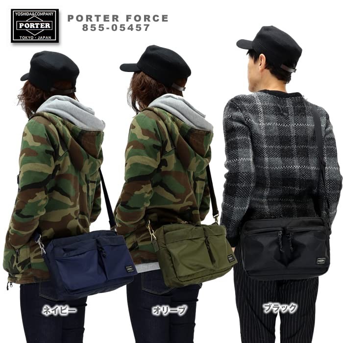 PORTER Yoshida & Co. Force Shoulder Bag (S) Olive Drab 855-05457