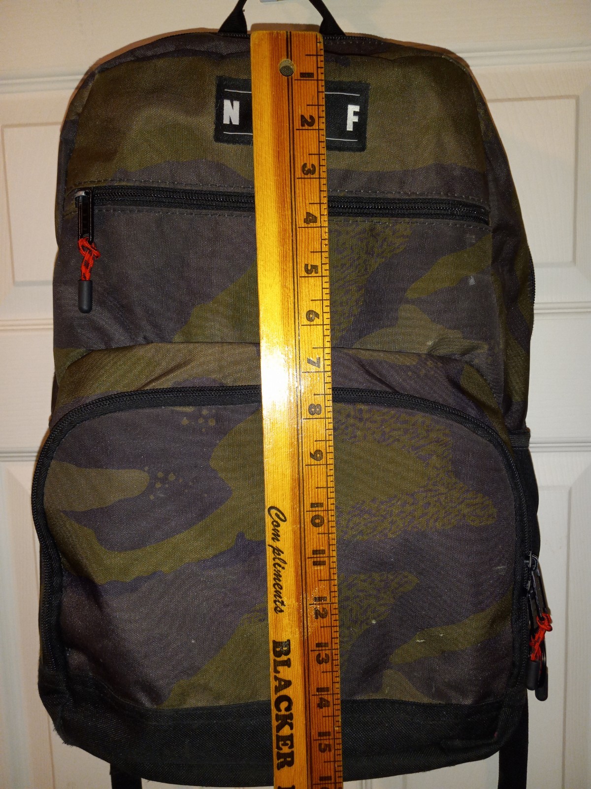 Neff Structure 18″ Backpack Camouflage Black Green With Laptop Sleeve School