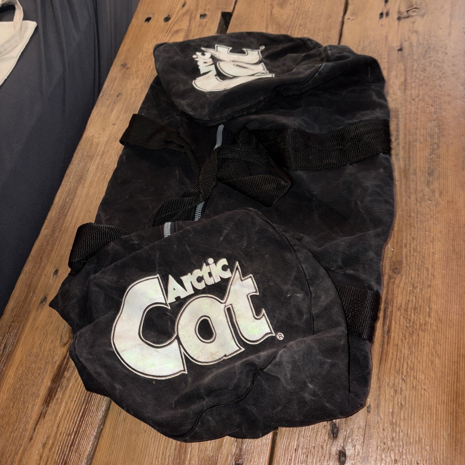 Arctic Cat Duffle Black Vintage