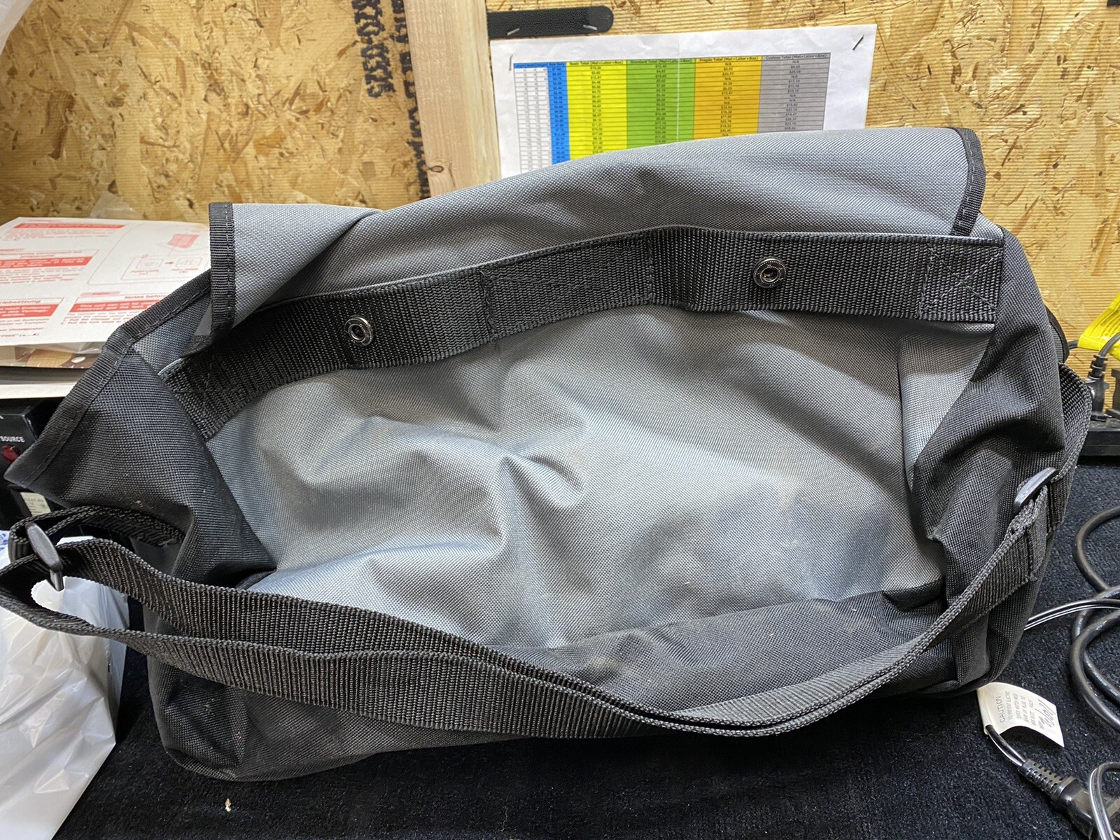 Thule Quest Sweden Messenger Crossover Bag Grey Black Adjustable Shoulder Strap