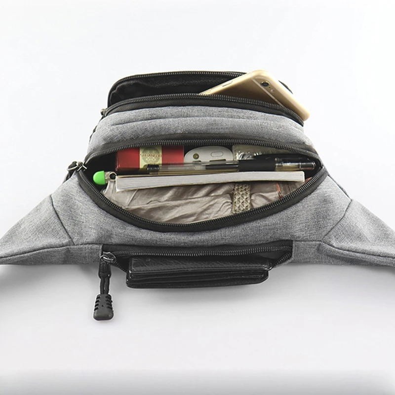 Men Women Fanny Pack Belt waist Bag Cross body Sling Shoulder Travel Sport Pouch