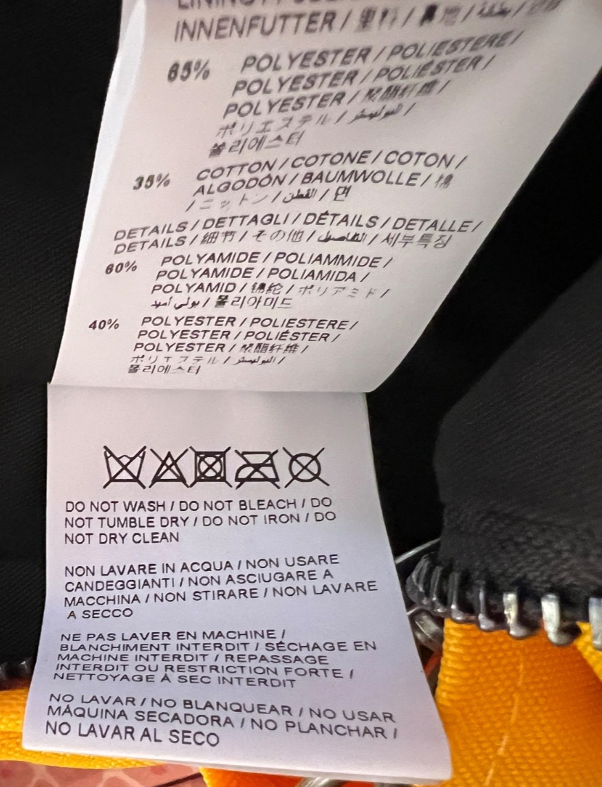 Off-White Virgil Abloh NWT Industrial Y013 Backpack in Yellow Red limited ed