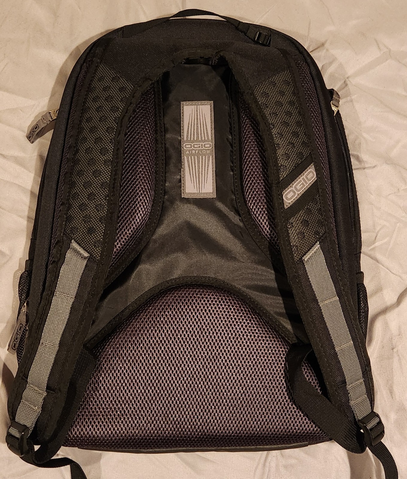 OGIO Bolt Pack Backpack Checkpoint Friendly Mountain Dew Ice Promo Bag EUC