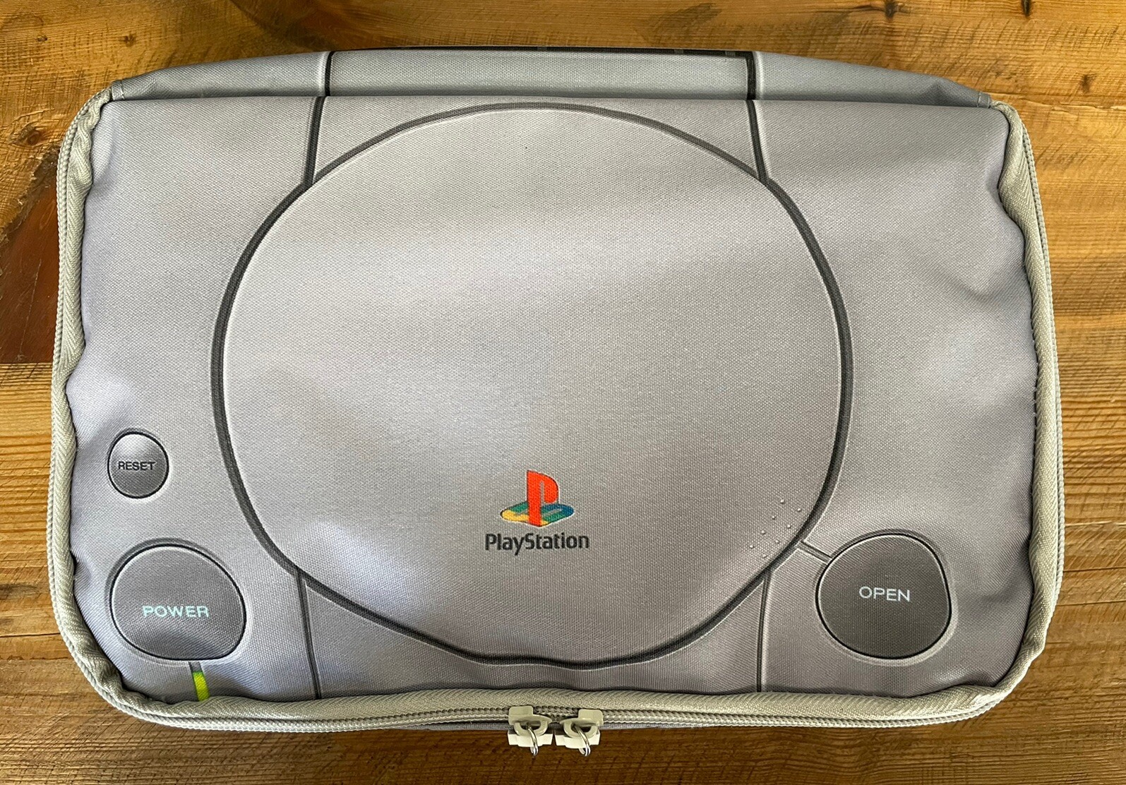 Japan Exclusive 🌟Auth Novelty Pouch Sony PlayStation 1 PS1 Console Shape Bag