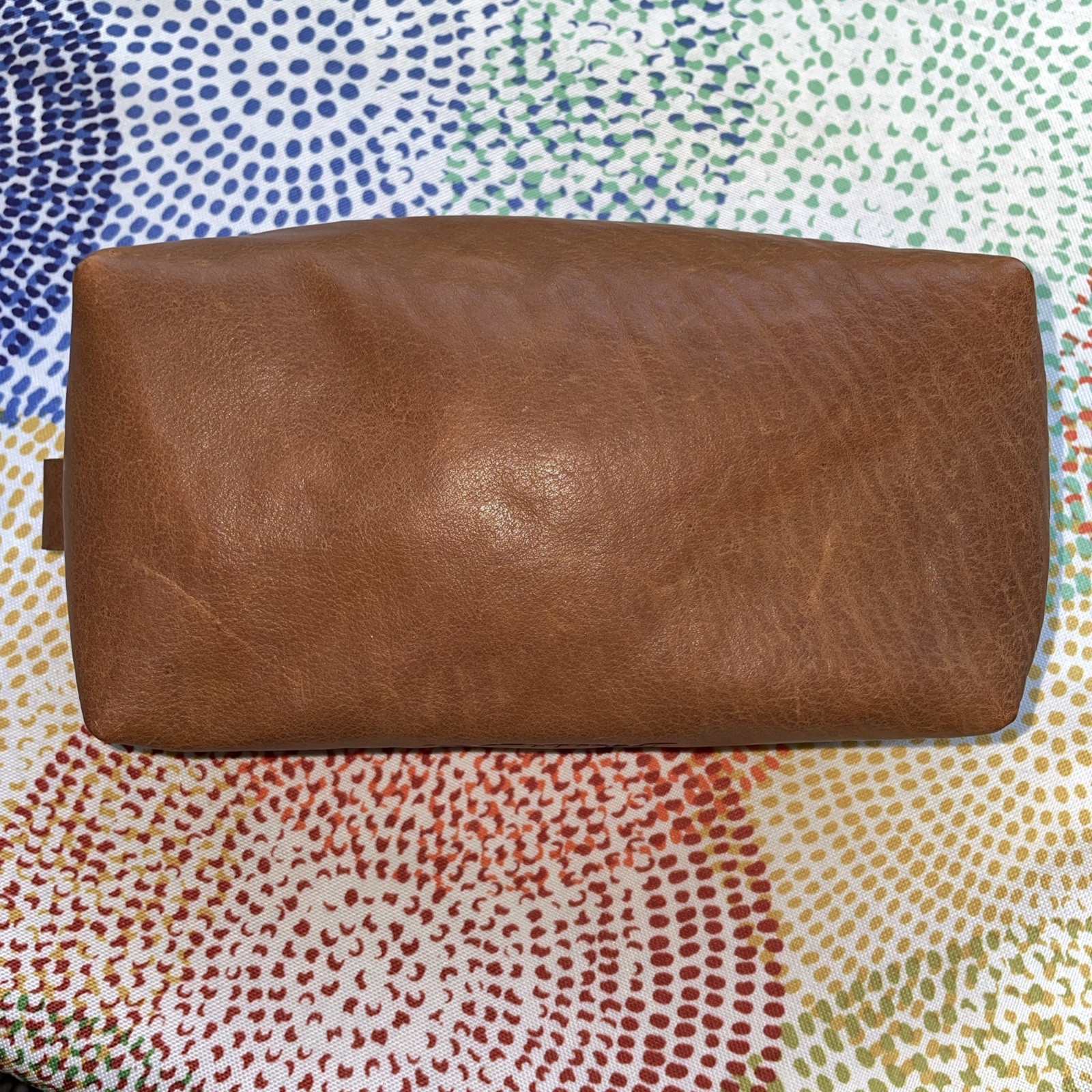 Rutter’s Toiletry Bag Durable Canvas Upper & Branded Leather Base Brand New