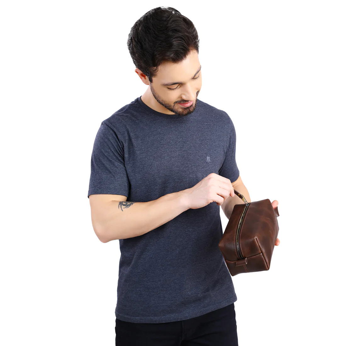 VELLAIRE Leather Toiletry Bag, Travel Toiletry Bag For Men, Men’s Toiletry Bag
