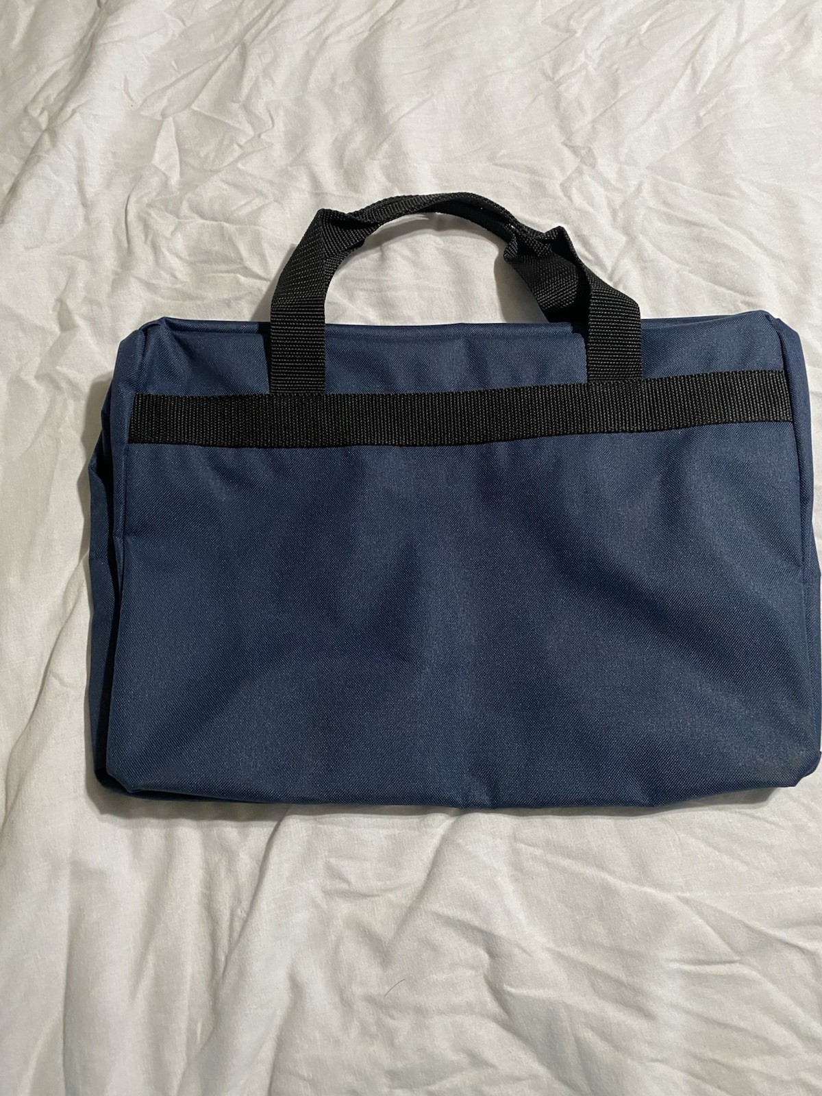 Vintage Wrangler Duffel Bag – Navy Blue and Yellow Unused Condition