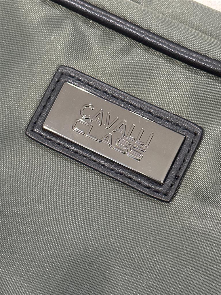 Roberto Cavalli Men’s Dopp Kit Khaki Travel Casual 10″ x 5″ x 4″ NEW