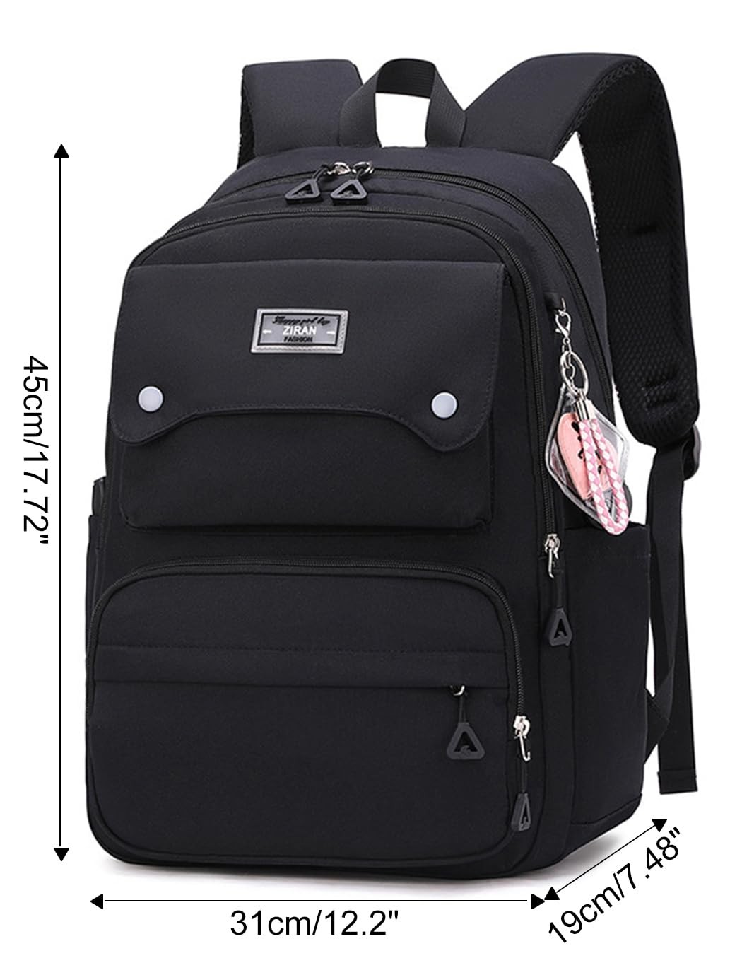 JiaYou Teen Girls Casual Backpack High Middle School Daypack Women Daily Trav…