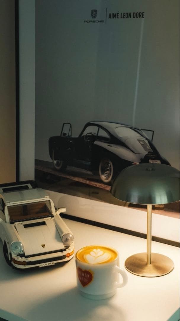 AIME LEON DORE Porsche 356 Poster 61x46cm Rare Collectible