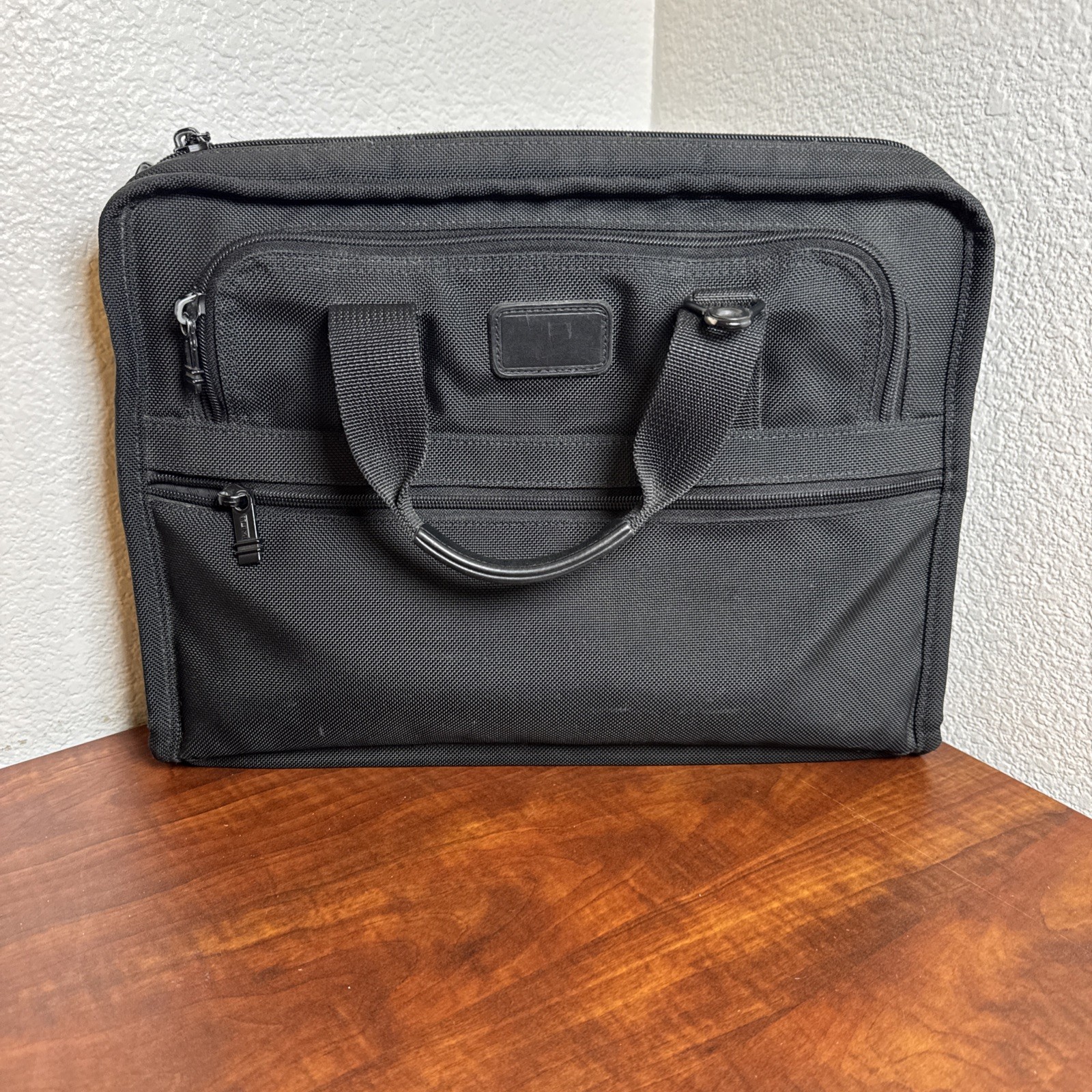 Tumi Alpha Slim Large Screen Laptop Briefcase Ballistic