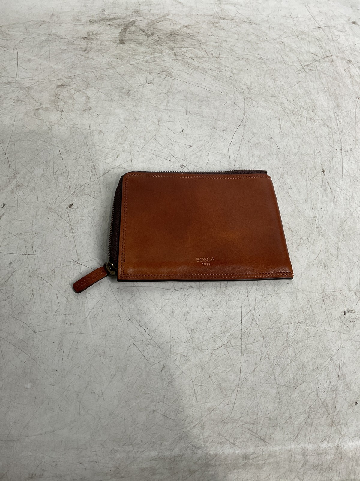 Bosca Dolce Zip Passport/Travel Document – Rfid Amber One Size U1