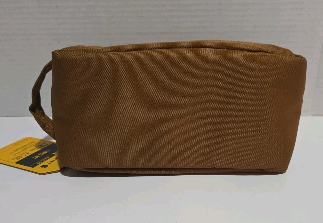 Carhartt Travel Bag CA0555 9×4.5×4.5in Brown NWT