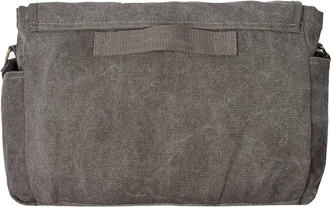 Sweetbriar Classic Heavyweight Cotton Canvas Vintage Messenger Shoulder Bag-New