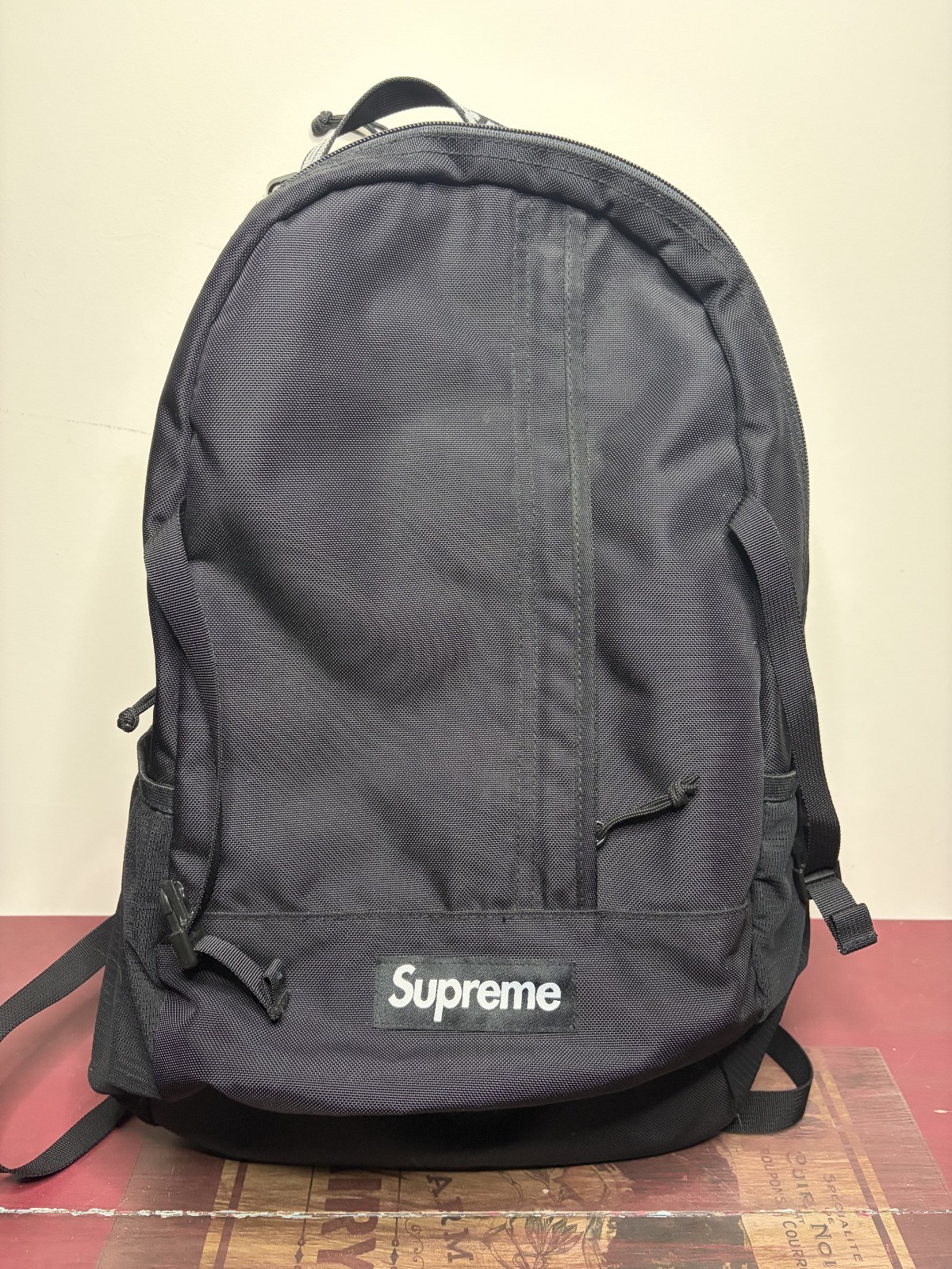 Supreme Cordura SS18 Ripstop Nylon Black Authentic Backpack