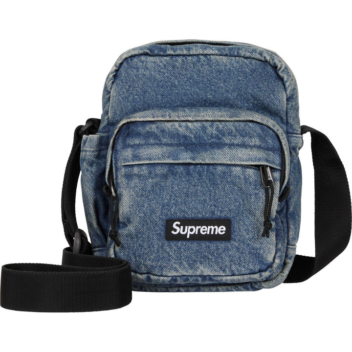 Supreme Denim Shoulder Bag Black White Indigo Camo 4colors FW25