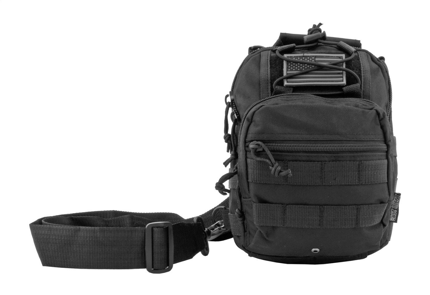East West USA Tactical Shoulder Sling Trail Walker Utility Bag RT517 BLACK