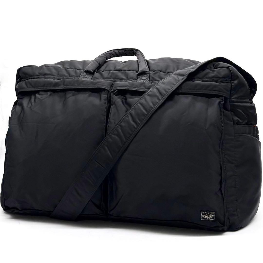 PORTER Yoshida 2WAY Duffle Bag XL Black Japan Authentic