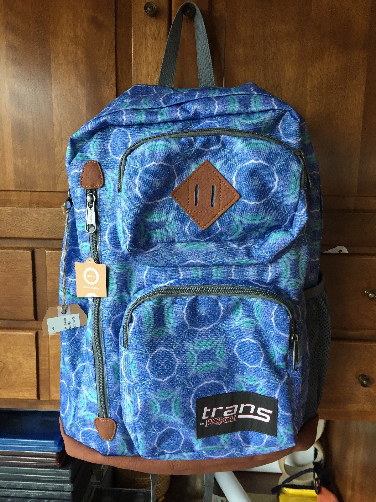 Trans by Jansport 17.7″ Transfer Backpack – Crystal Kaleidoscope W/Laptop Sleeve
