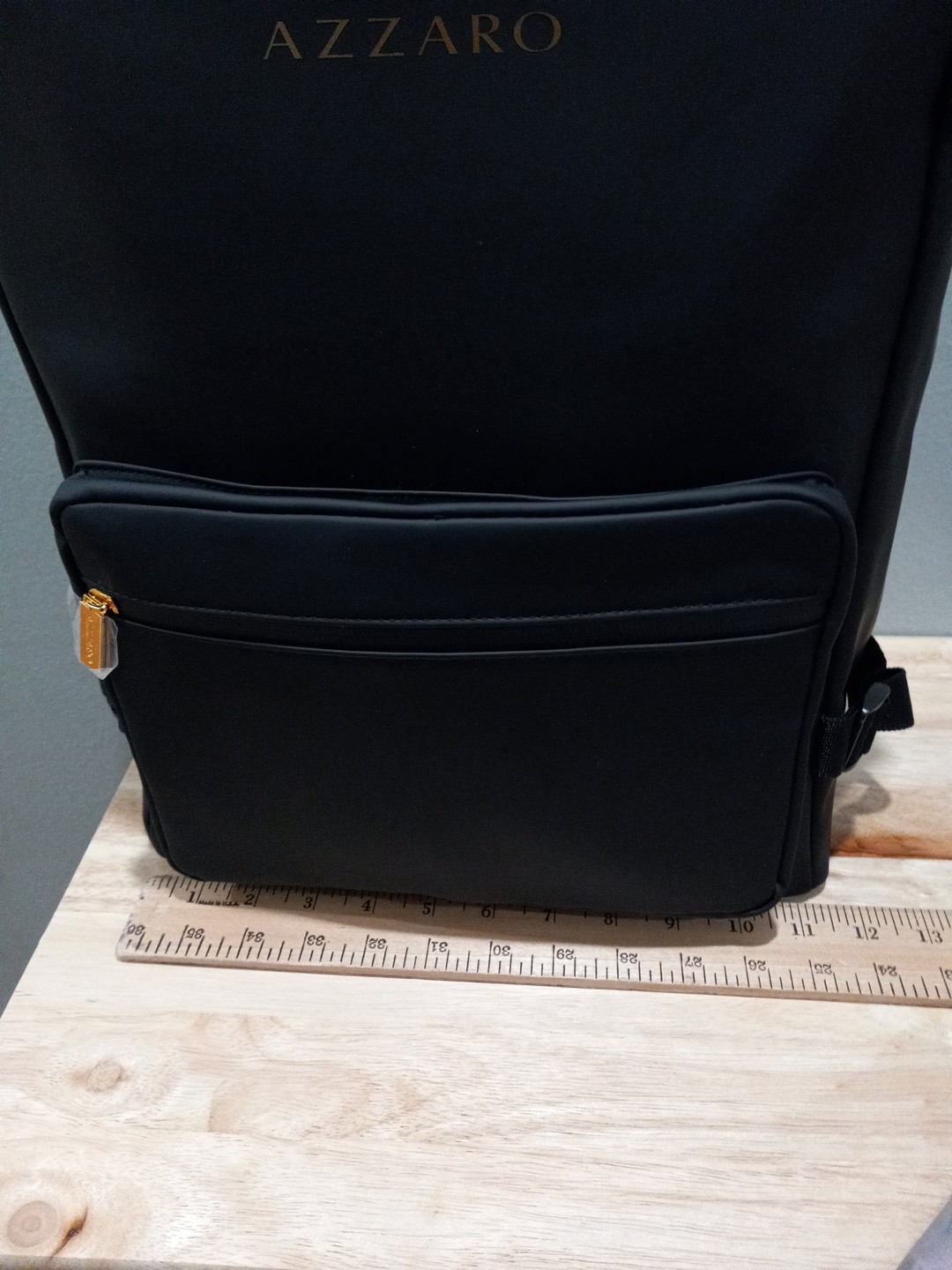 AZZARO LIMITED EDITION SPORTS , TRAVEL , GYM , ELEGANT BACKPACK SOLID BLACK NEW