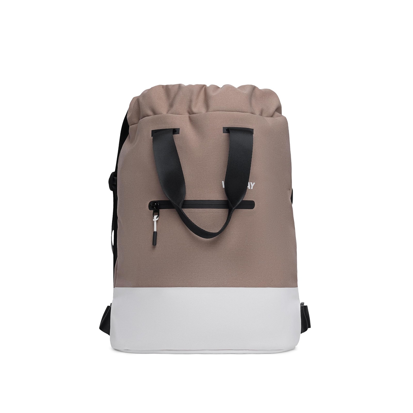 23L Flex Cinch Drawstring Backpack, Neutral Color Block – Lightweight Travel …