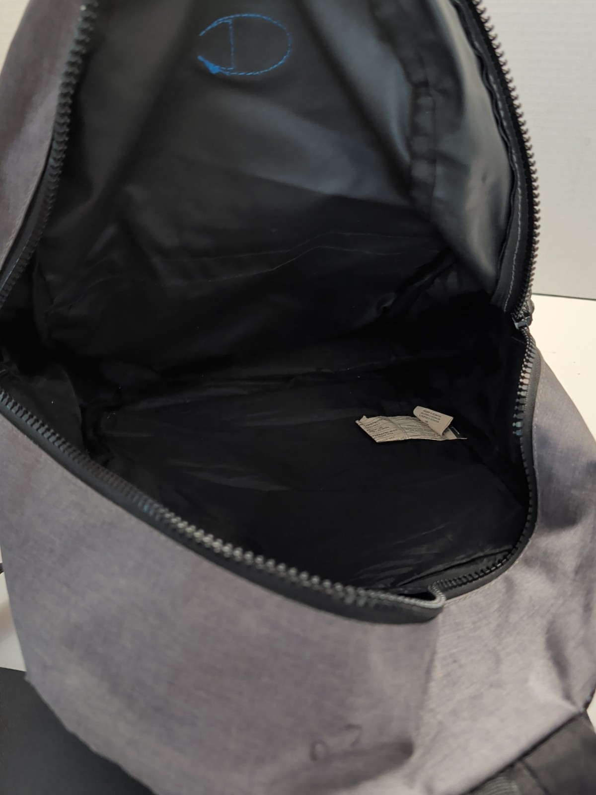 Champion Manuscript Athletic Multi-use Heather Gray & Black Canvas Backpack