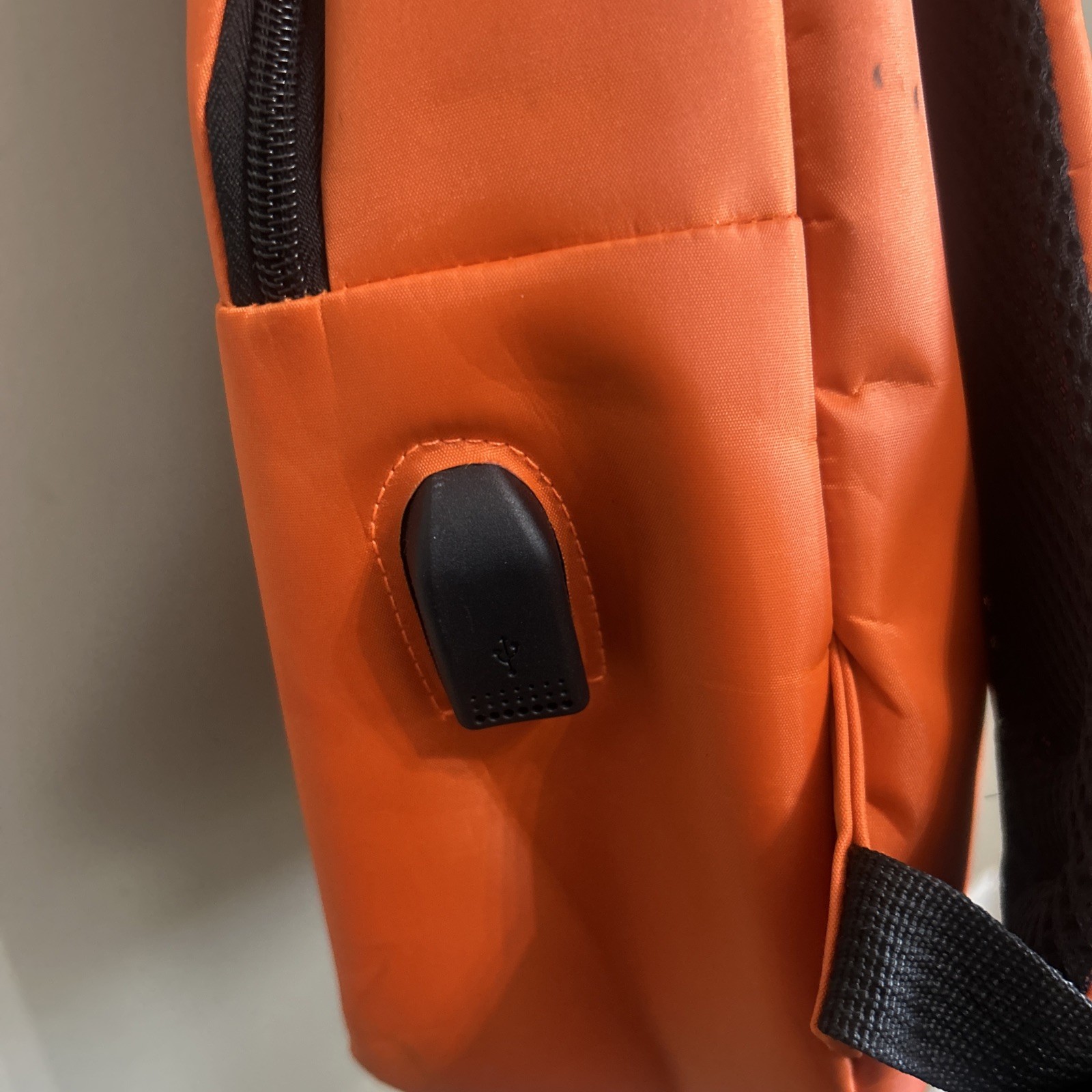 NASA Backpack Spacesuit Orange Space Shuttle USB Cable NWT